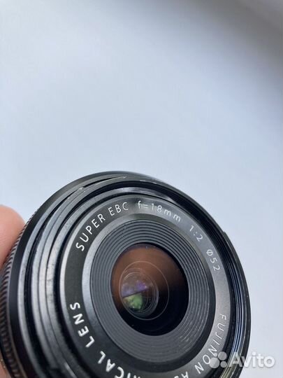 Объектив fujifilm xf 18 f2