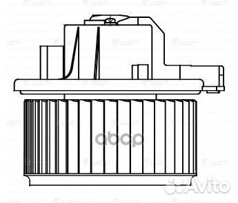Вентилятор отоп. LFh 1189 luzar