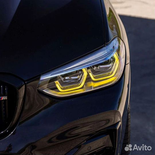 Модуль желтый DRL CSL стиль на bmw x3 g01 x4 g02