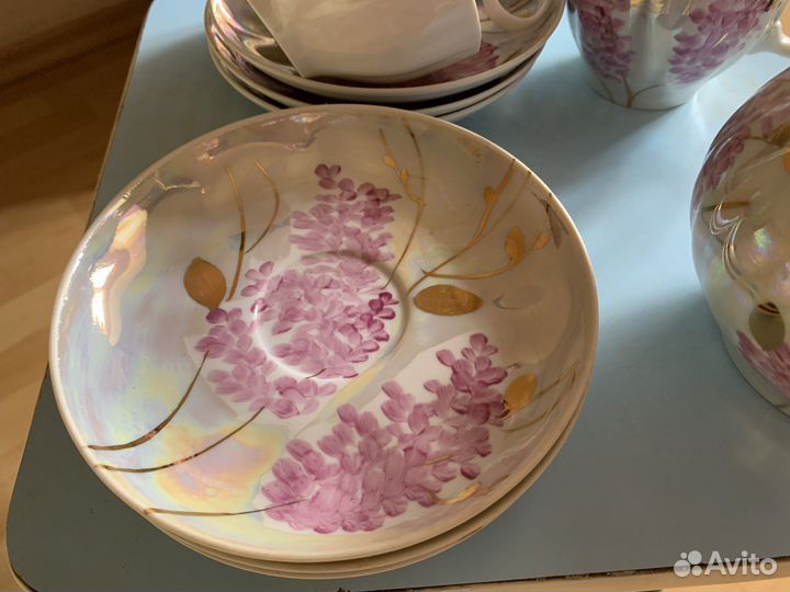 Чайный сервиз фарфоровый Дулево 