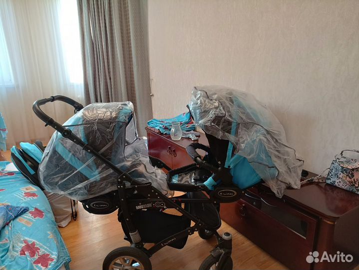 Коляска для двойни