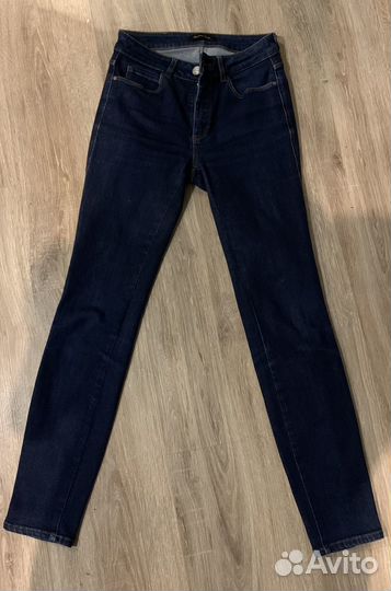 Джинсы скини синие