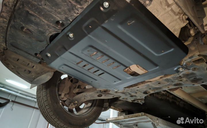 Установка защиты картера Hyundai Sonata 2004-2010