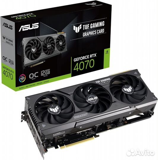 Видеокарта asus GeForce RTX 4070 TUF Gaming OC Edi