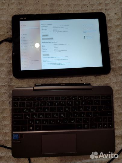 Ноутбук asus Transformer Book T101HA-GR030T