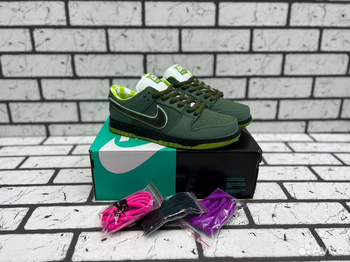 Кроссовки Nike SB Dunk Low Concepts Green Lobster
