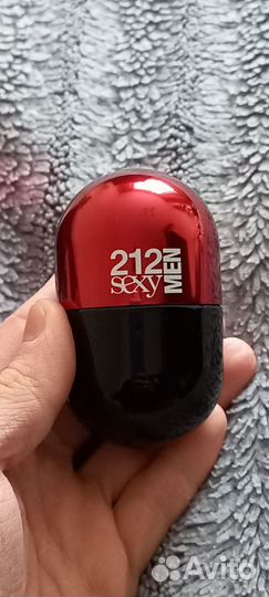 Carolina herrera 212 sexy men 20мл. Туалетная вода