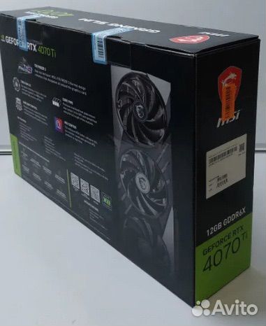 Видеокарта MSI RTX 4070ti gaming slim 12GB