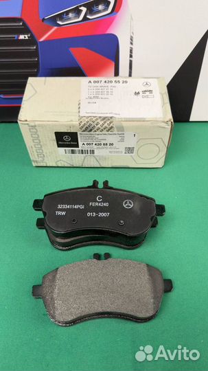 A0074205520 Колодки тормозные передние Mercedes