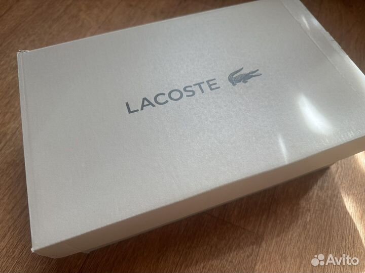 Кеды lacoste унисекс Оригинал 24.5 см