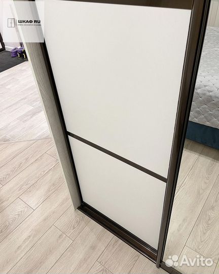 Шкаф распашной с фрезеровкой