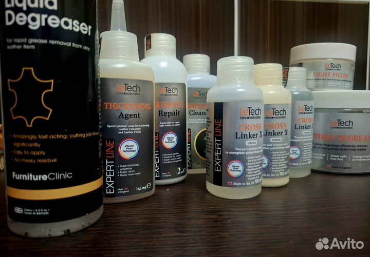 Средства для покраски кожаных изделий LeTech