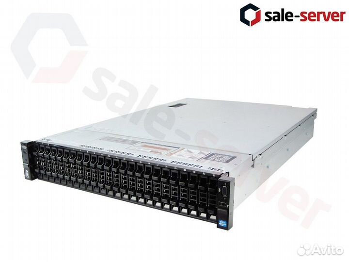 Сервер dell R720xd 2xE5-2620 4x4GB 750W