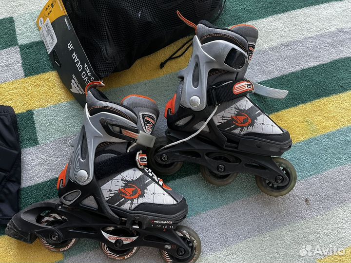 Ролики rollerblade детские 28-32 комплект защиты