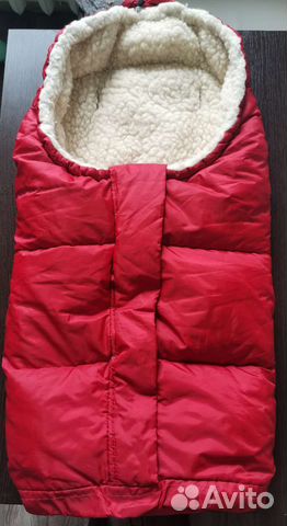 Конверт в коляску на овчине