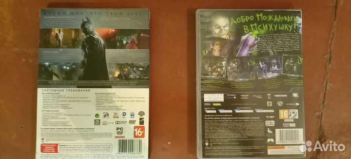 Диски Batman Arkham Asylum, Batman Arkham Origins