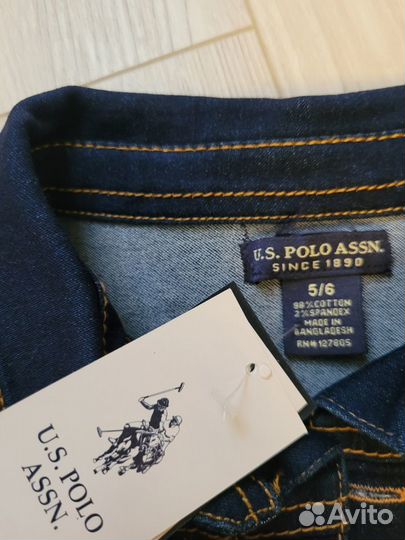 Куртка джинсовая и платье US Polo Assn