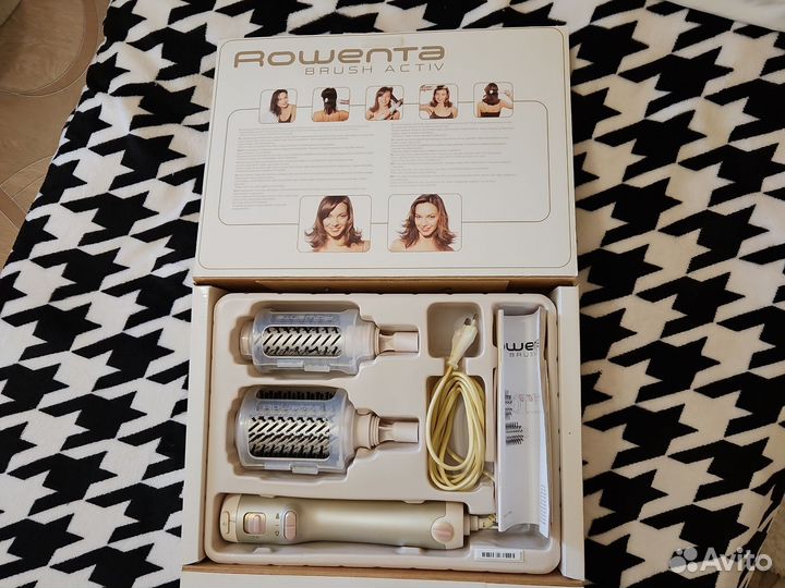 Фен щетка вращающаяся rowenta