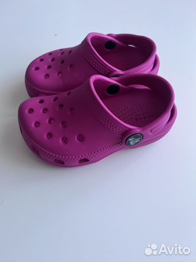 Crocs шлепки на девочку 22 23