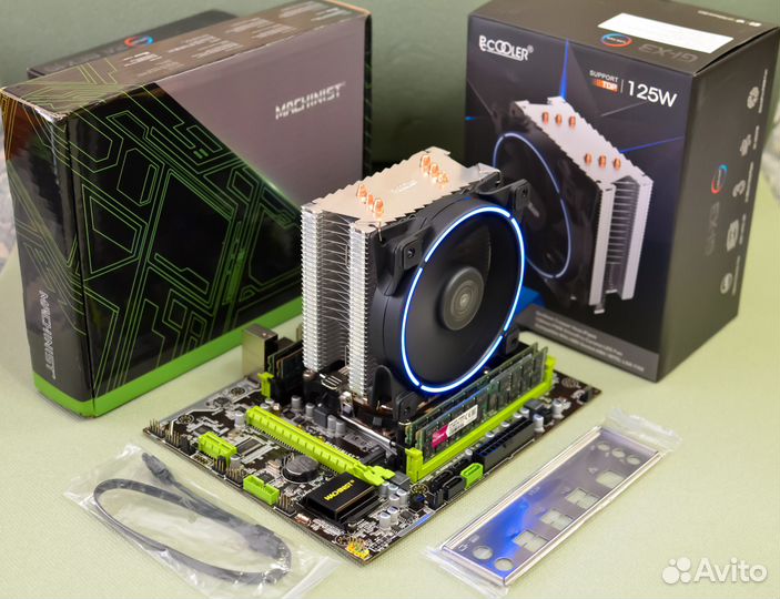 Комплект 20 потоков (E5-2670V2 + Плата) (LGA2011)