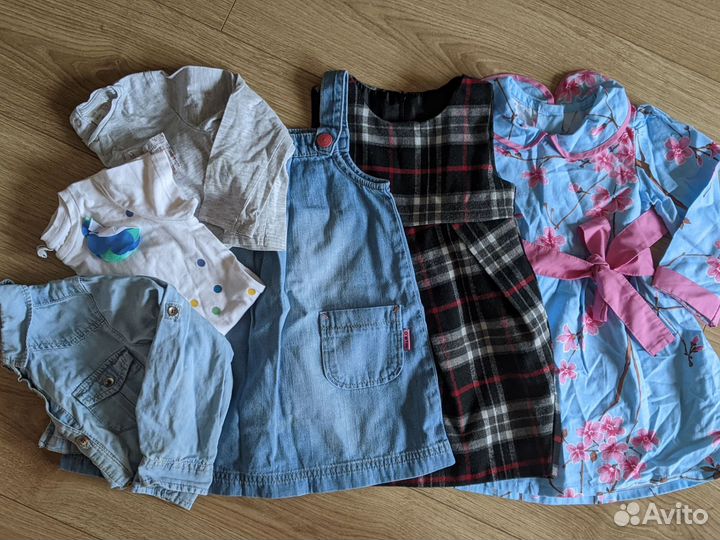 Пакет вещей для девочки на 2-3 года