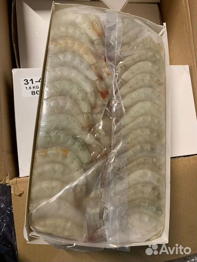 Креветки сыро-мороженные бг и нр