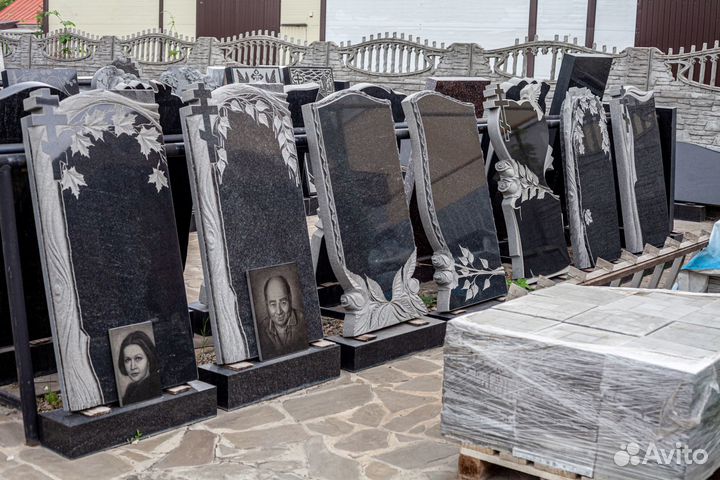 Памятники из гранита и мрамора готовые и под заказ