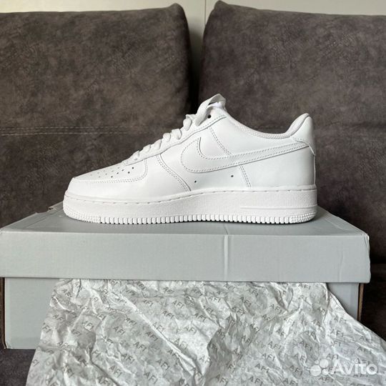 Кеды Nike Air force 1 натуральная кожа 36-41