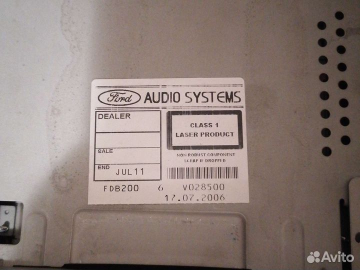 Магнитола штатная Форд фокус 2 б/у