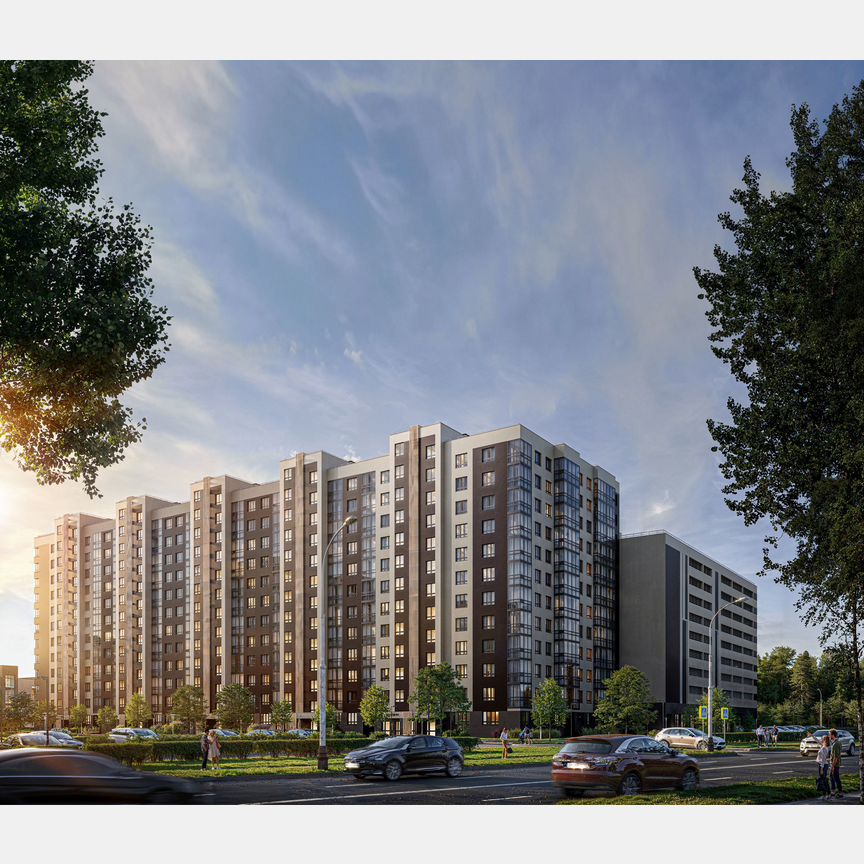 2-к. квартира, 63,6 м², 1/12 эт.
