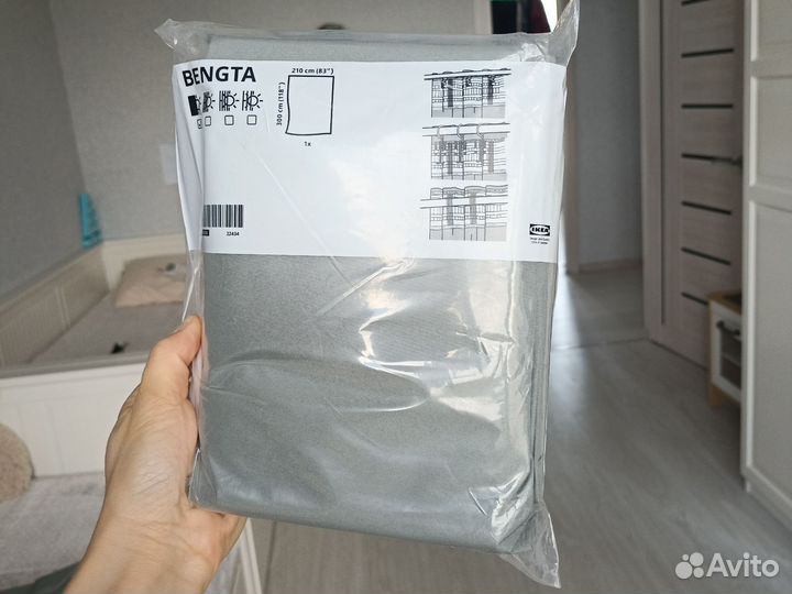Шторы IKEA bengta 2 упаковки