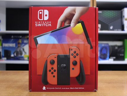 Приставка Nintendo Switch oled (Mario Red Edition)