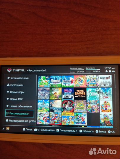 Nintendo switch lite прошитая