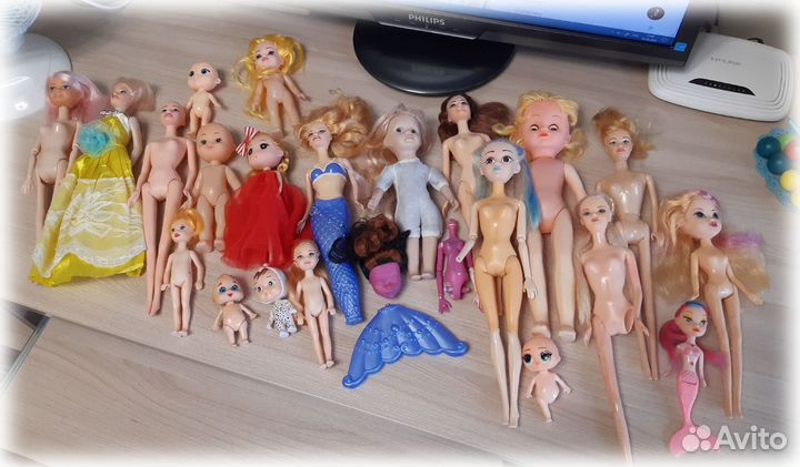 Куклы пакетом отдам