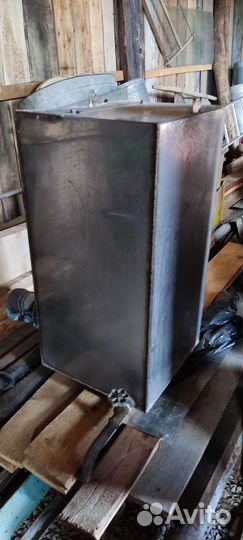 Печь для бани с баком