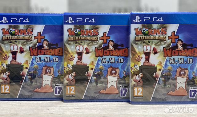 Worms Battlegrounds + Worms WMD (Новый Диск) PS4 купить во Владимире ...