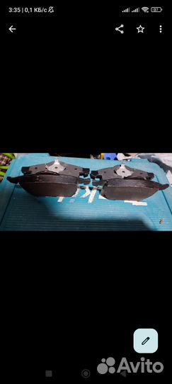 Тормозные колодки передние на volkswagen /audi