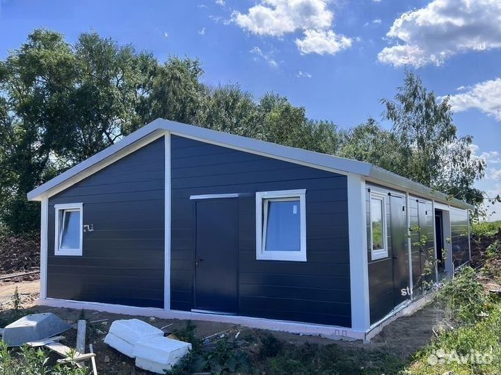 Гараж из сэндвич панелей