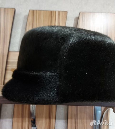 Норковая шапка мужская