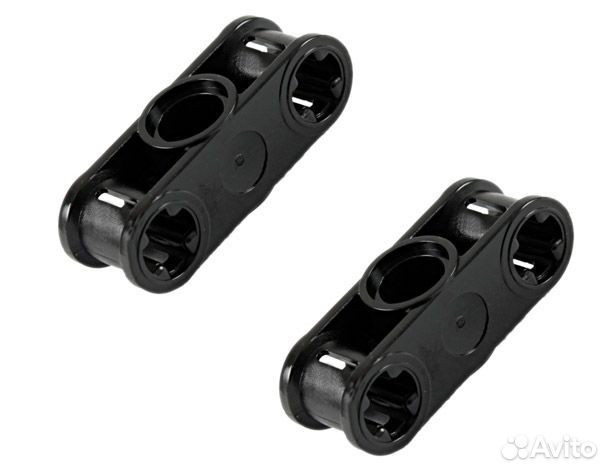 Деталь Lego 50шт Соединитель оси и штифта 3L перпендикулярный с центральным отверстием для штифта (ч