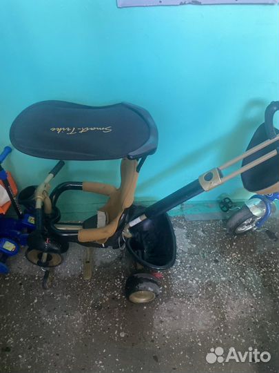 Детский велосипед с ручкой бу