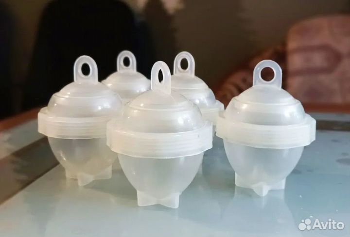 Набор из 5 форм для варки яиц без скорлупы