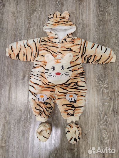 Комбинезон тигр для мальчика 56