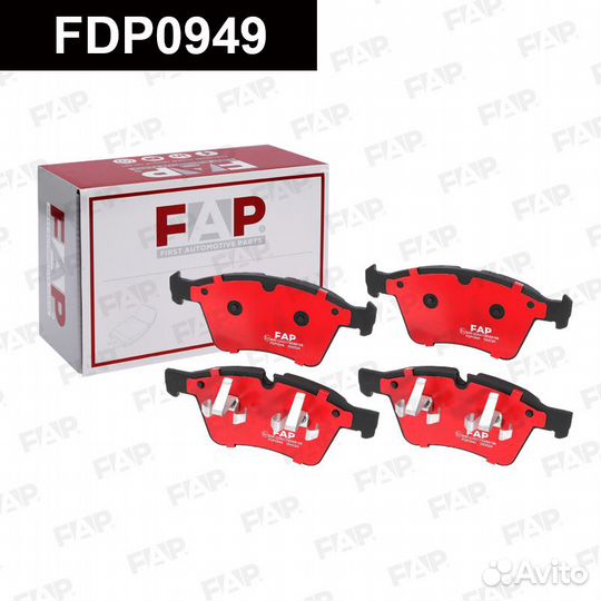 Колодки тормозные FDP0949 FAP Россия