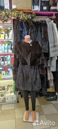 Шуба норковая blackglama 44 46