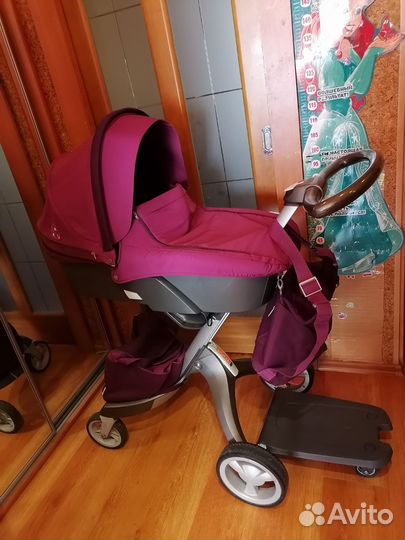 Коляска stokke 2 в 1 + зимний кит