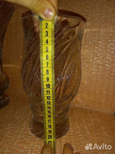 Хрустальные вазы для цветов СССР