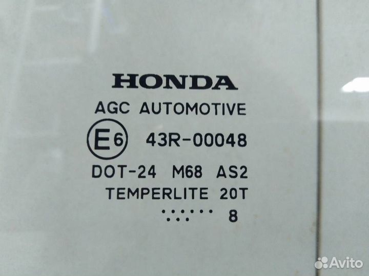 Стекло двери задней правой Honda Civic 5D 2006-201