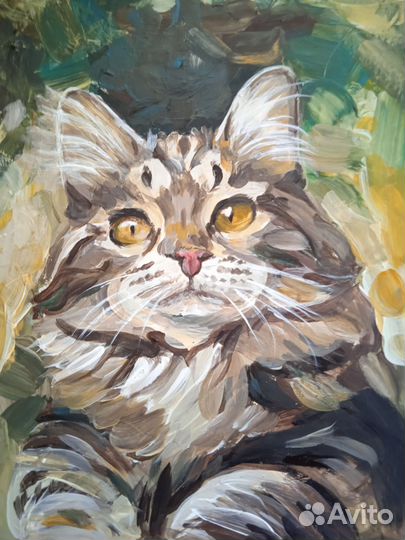 Картина акрилом 