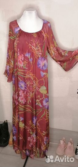 Шелковое платье натуральный шелк